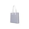 New MLB Monogram Collection Polyester Combo Bag, Tote Bag, Shopping Bag, Shoulder Bag, Handbag Regular Unisex Gray White 3AORM012N-43GRS