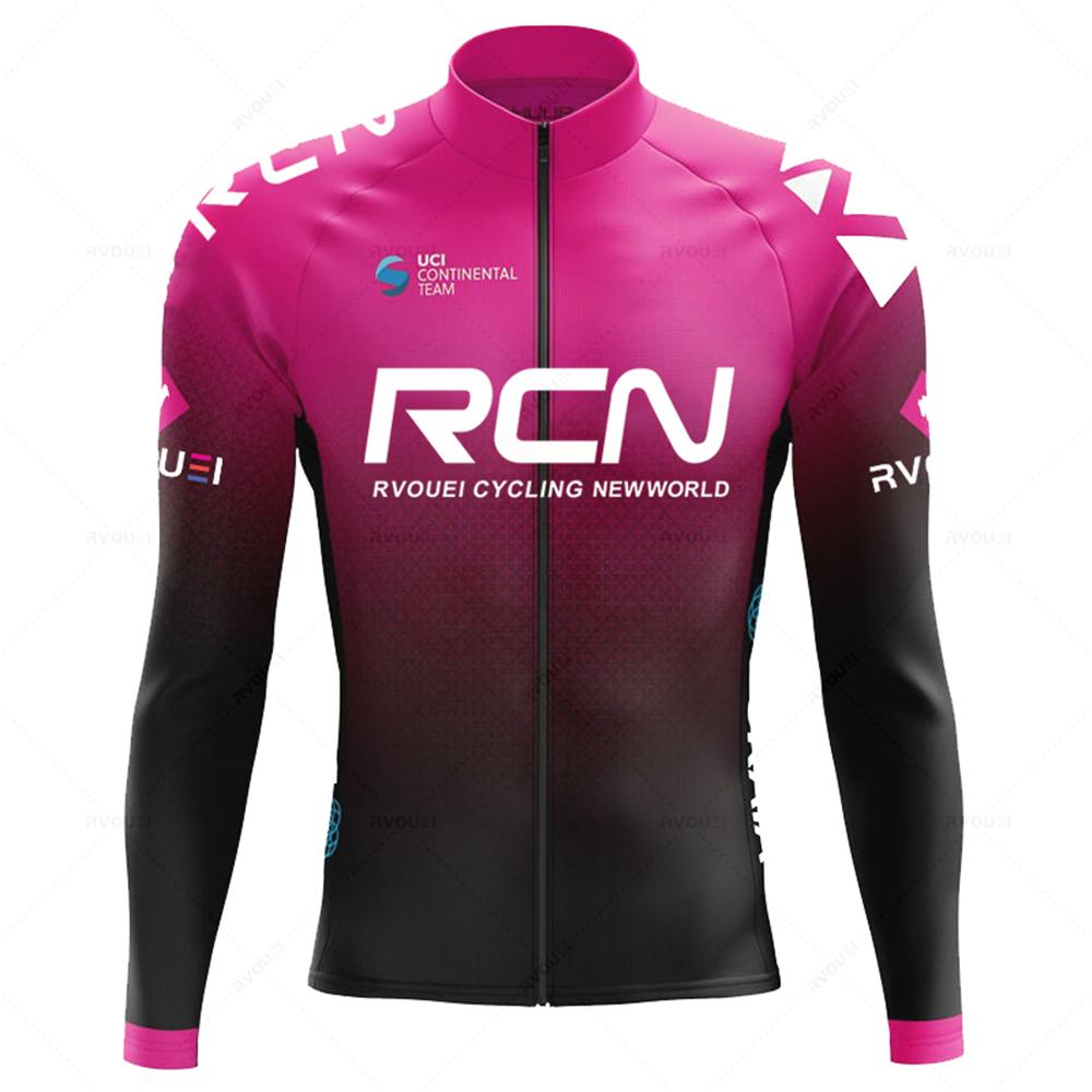 2025 Rcn Autumn Cycling Jersey Set Bicycle Sportwear Suit MTB Uniform Ropa Ciclismo Road Bike Clothing Bicicleta Long Bib Pants
