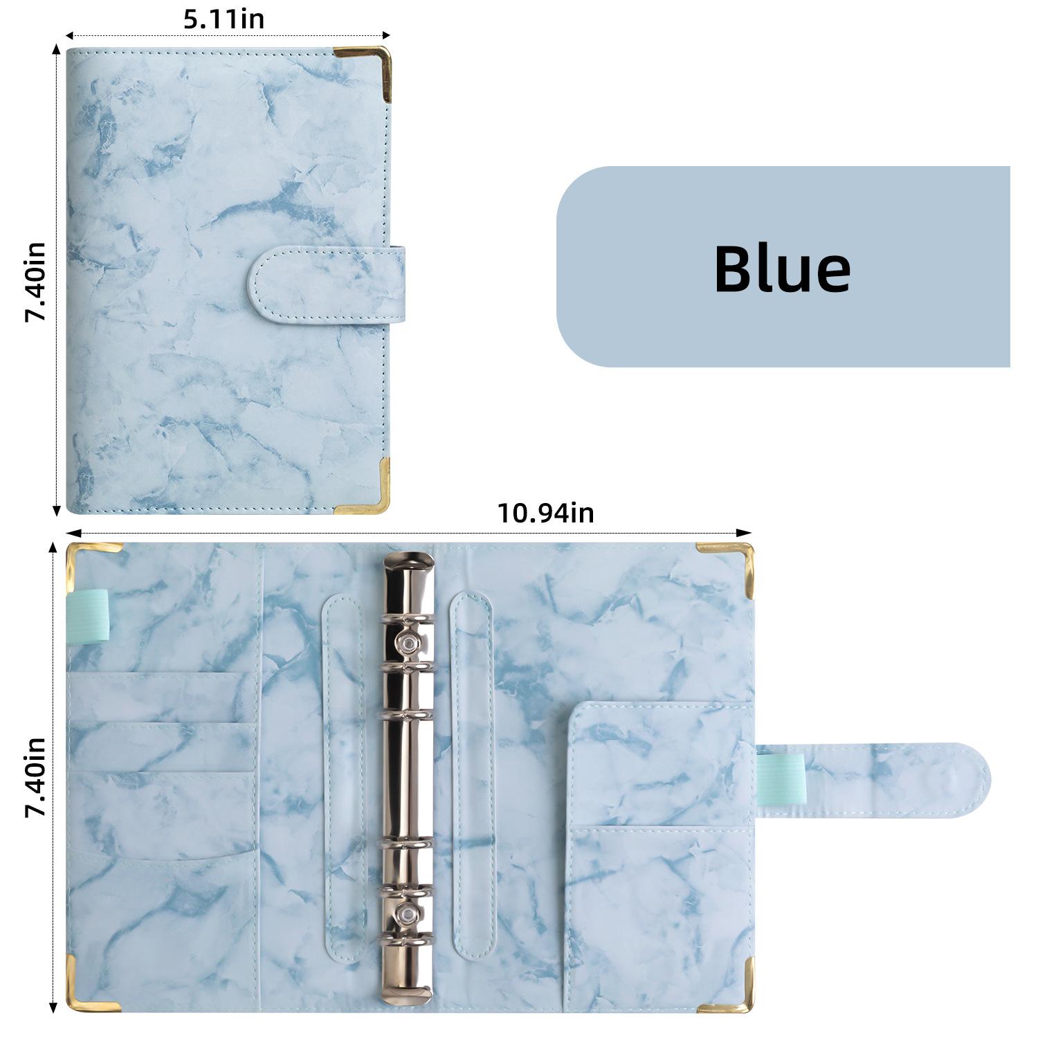 

A6 Цветной мраморный цвет A6 PU кожа DIY переплет обложки для блокнотов ежедневники бумажные обложки для расписания школьные канцелярские принадлежности A6