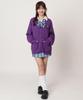 WEGO World Pegasus Collaboration Cute Knit Outerwear for Long Fall Perfect for Students and High School Size Purple Cardigan, School, Girly, Sleeve,