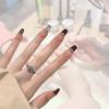 Nail Handcrafted Wearing Cherry Red  Art Highgrade Fashionable Popular Trend