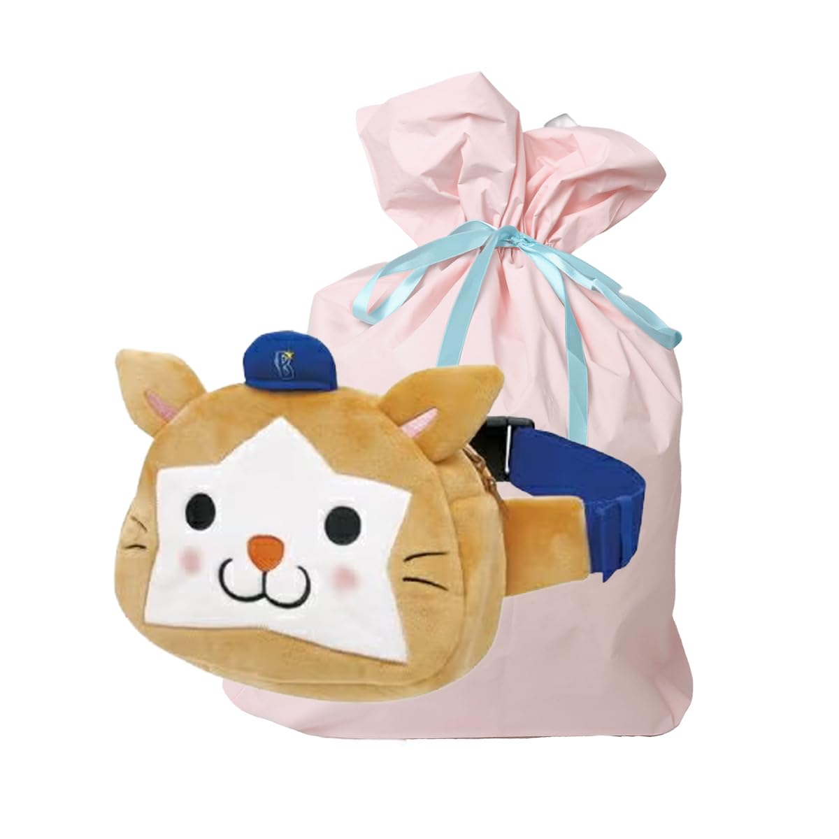 Yoshitoku DB. Starman Waist Pouch [Yokohama DeNA BayStars] Official Licensed Product, Comes in a Gift Bag (with Ribbon), Pink Color
