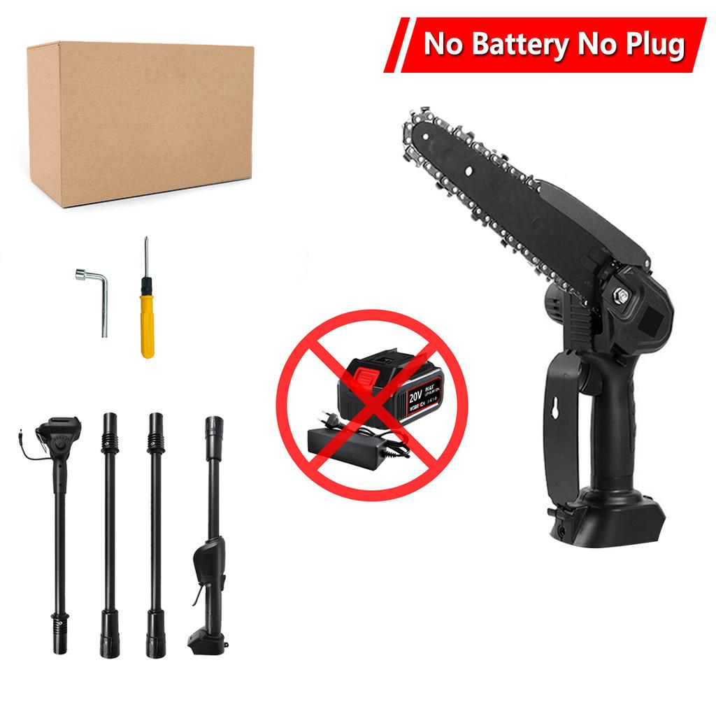 18V 6 Inch Portable High Branch Saw Garden Tree Pruning Tool Cordless Chain Saw Telescoping Electric Pole Chainsaw