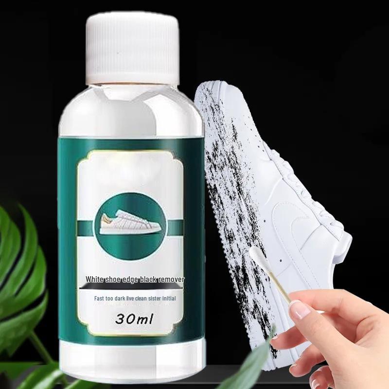 Shoe Edge Scratch Remover: Black Paint & Cleaner for White Leather Shoes, Repairs Marks & Stains
