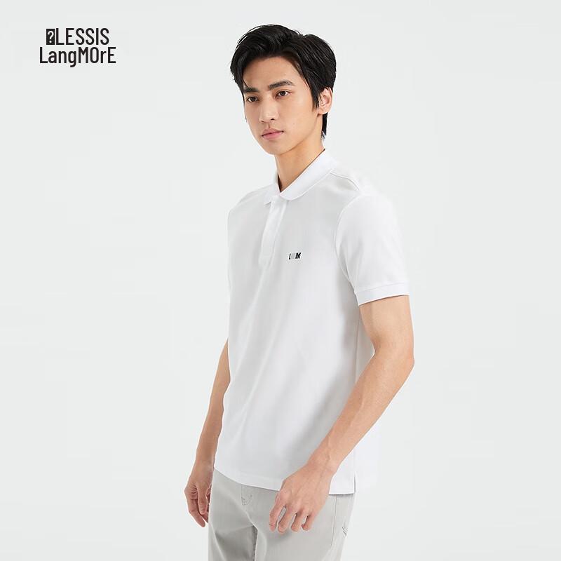 Lilanz Men s Embroidered Cotton Blend Polo Shirt 185/96A