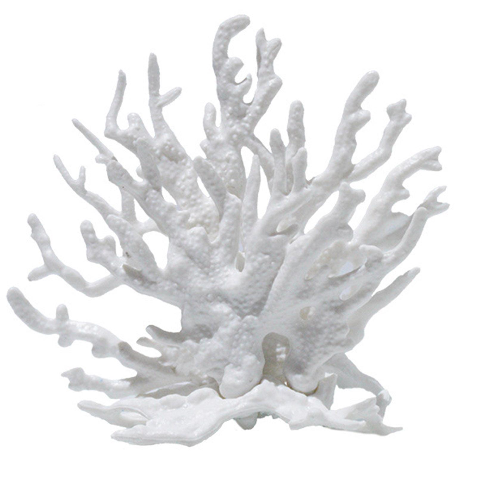

Artificial Aquarium Coral Ornament Realistic Soft Coral Fish Tank Decor with Iron Tree Branch for Fish Hiding Cave Resting Play