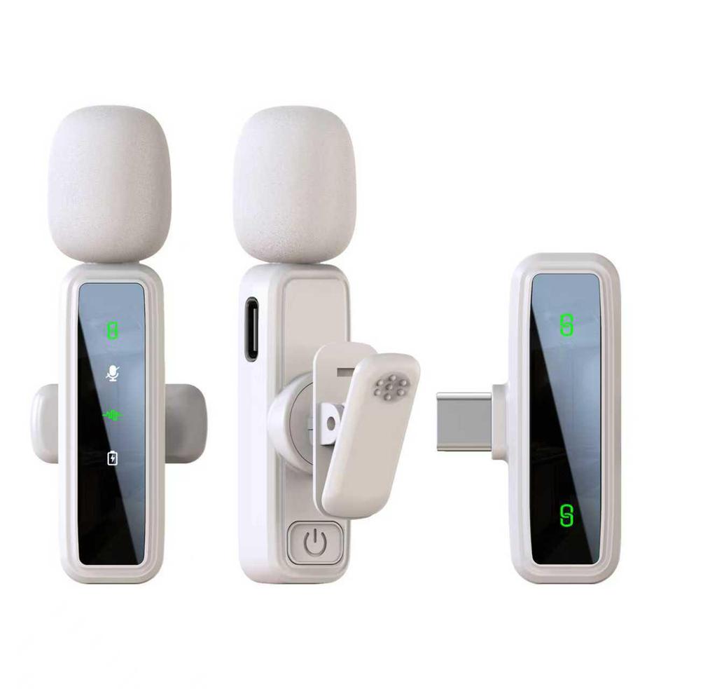 J86 Dual Wireless Lapel Microphone - Noise Reduction for Live Broadcasts