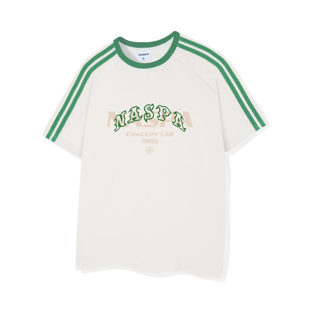 Neseupaseutyudio Union Arch Oversized Track Short Sleeve T-Shirt 4 Colors [Nsse_3003]