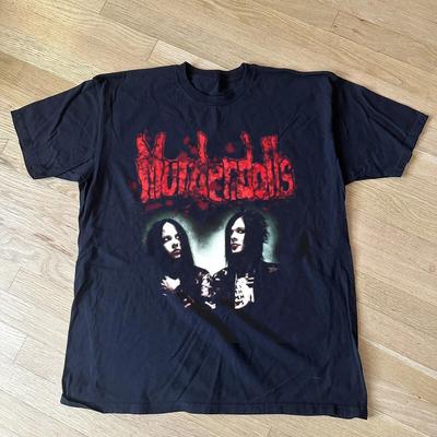 MURDERDOLLS Grupas Albuma Īsroku Kokvilnas Melns Visu Izmēru S-4XL Krekliņš