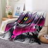 Gengar  Print Flannel Blanket, High Quality Comfortable for All Seasons, Home Decor, Warmth and Comfort