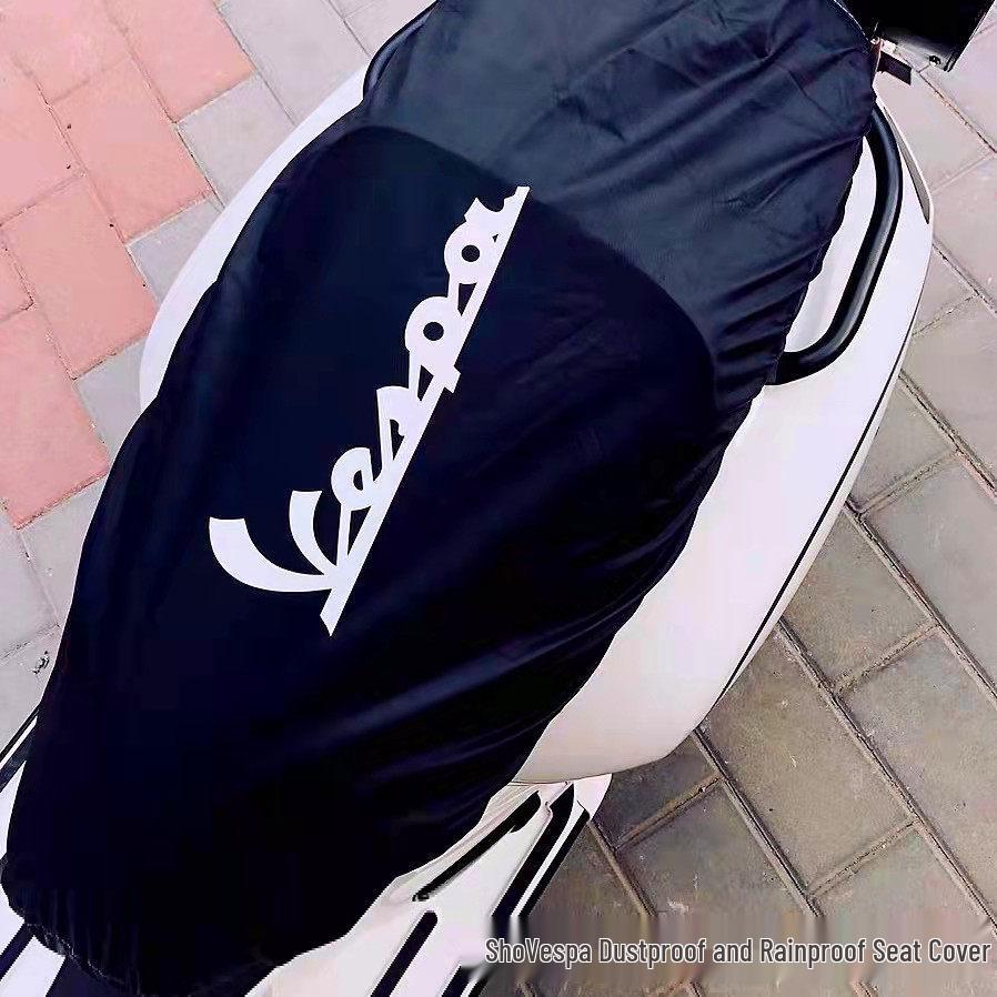 Подходит для Piaggio Vespa, Django Victoria и мотоциклов BMW: Водонепроницаемый, Защищающий от солнца, Пылезащитный Чехол на сиденье. Vespa GTS GTV 300 серый