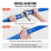 VEVOR Backwash Hose, 51 Mm X 15,24 M, Heavy-Duty PVC Flat Pool Discharge Hose with Aluminum Camlock C & E Fittings, Clamps, Compatible with Pumps