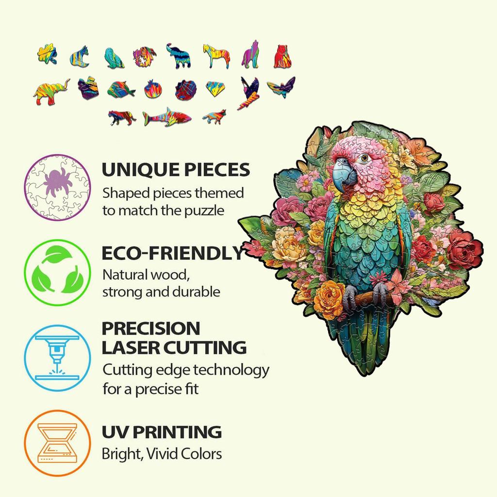 Brain Teaser 3D Wooden Puzzle Ideal for Adult Children Rainbow Fantasy Infant Dragons Animal Irregular Christmas Present Boxs Playthings