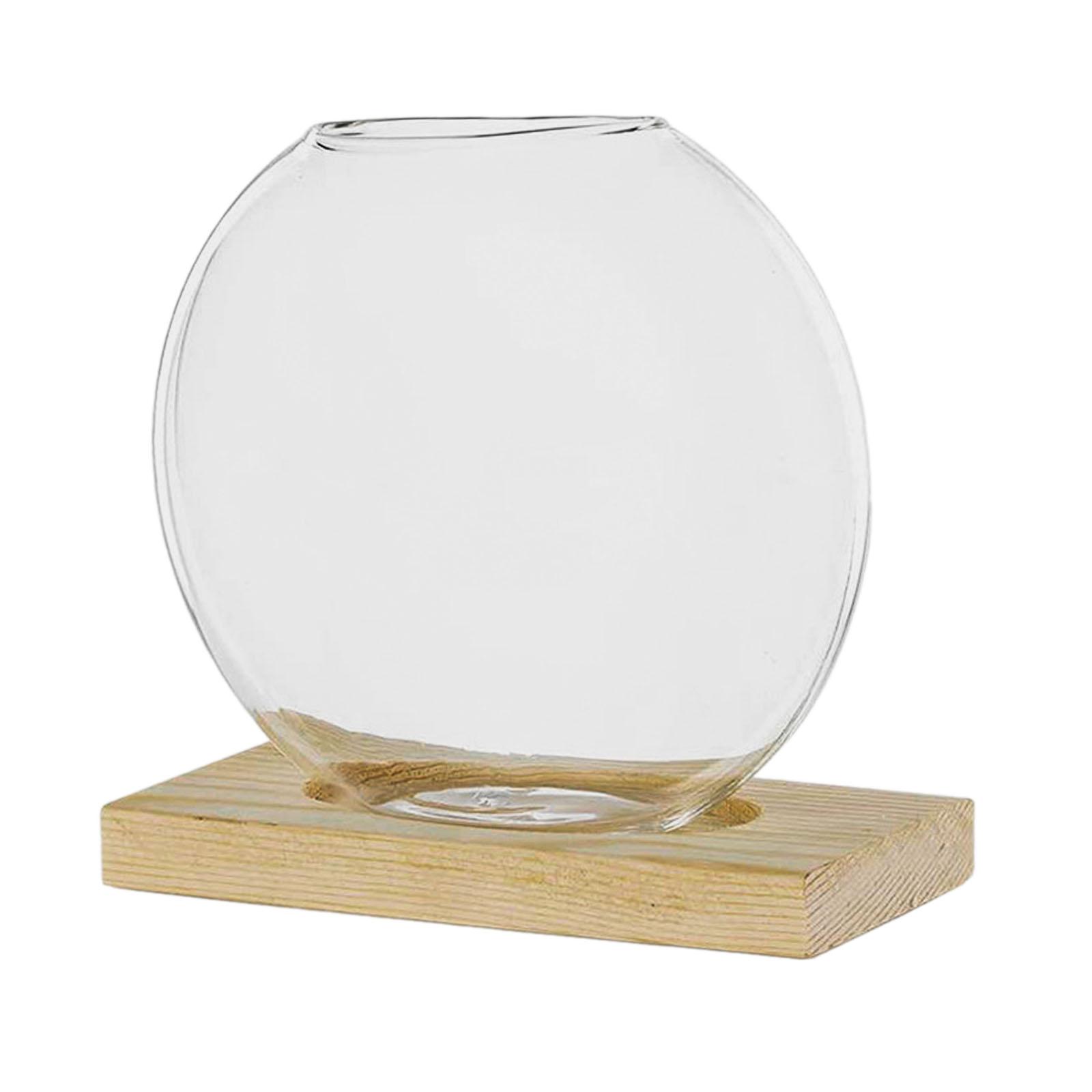 

Glass Planter Terrarium Plants Propagation Station Transparent Flower Vase for Indoor Plants Office Party Living Room Garden