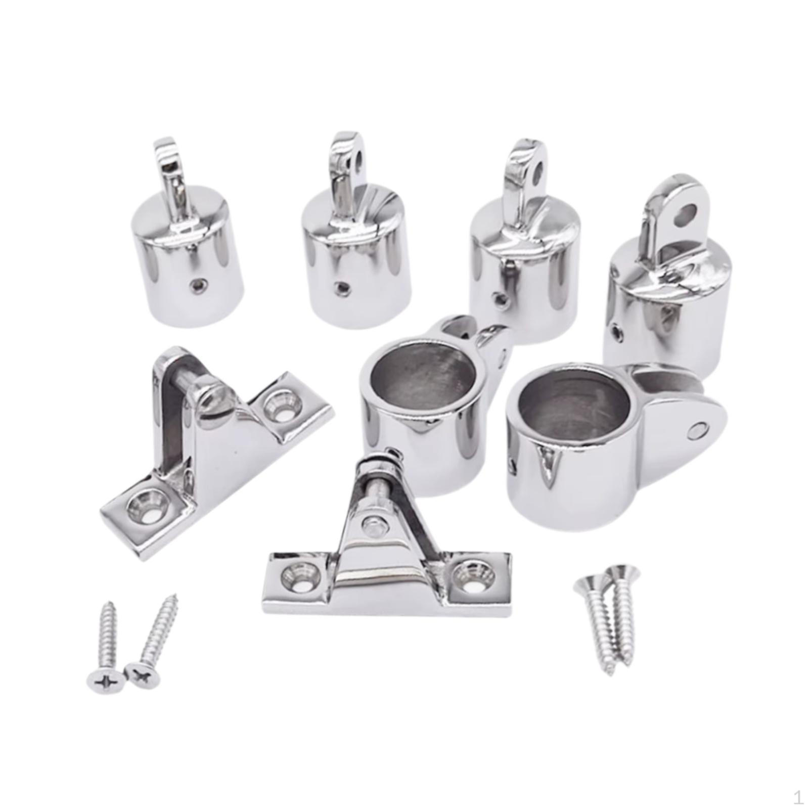 

Фитинги для тента на лодку, 4 шт. заглушки для глаз, 2 шт. направляющие для челюстей, прочные палубные петли, простая установка 25mm