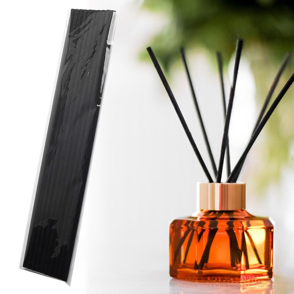 10Pcs Reed Diffuser Sticks Essential Oil Diffuser Stick Refill 30cm Fiber Reed Diffuser Replacement Refill Stick for Bedroom Hom