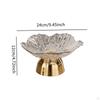 Decorative Pedestal Bowl Dish Holder Dessert Display Stand Decor Fruit Basket Serving Tray for