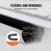 Gutter Brush, 80 Feet Total Length 4.33 Inch Diameter Gutter Cleaning Tools, Ground-Level Gutter Brush Leaf Guard for 5 Inch Gutters, Easily Clear