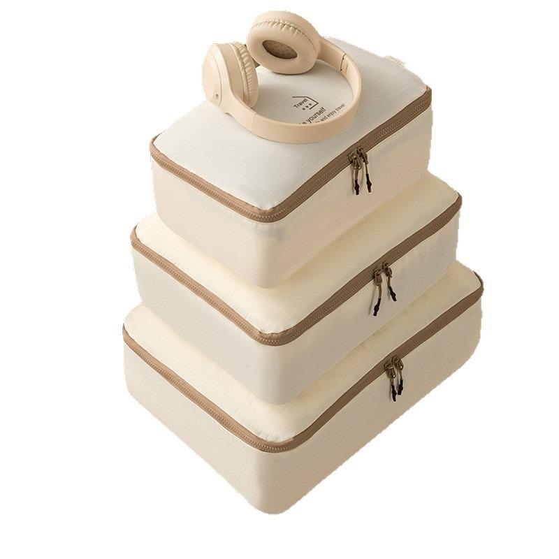 Large Capacity Travel Organizer Bags Terylene Suitcase Packing Cubes Dustproof Shoe Underwear Cosmetic Storage Bags