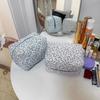 2024 Floral Cotton Cosmetic Bag - Large Capacity, Portable, Hand-Held Storage