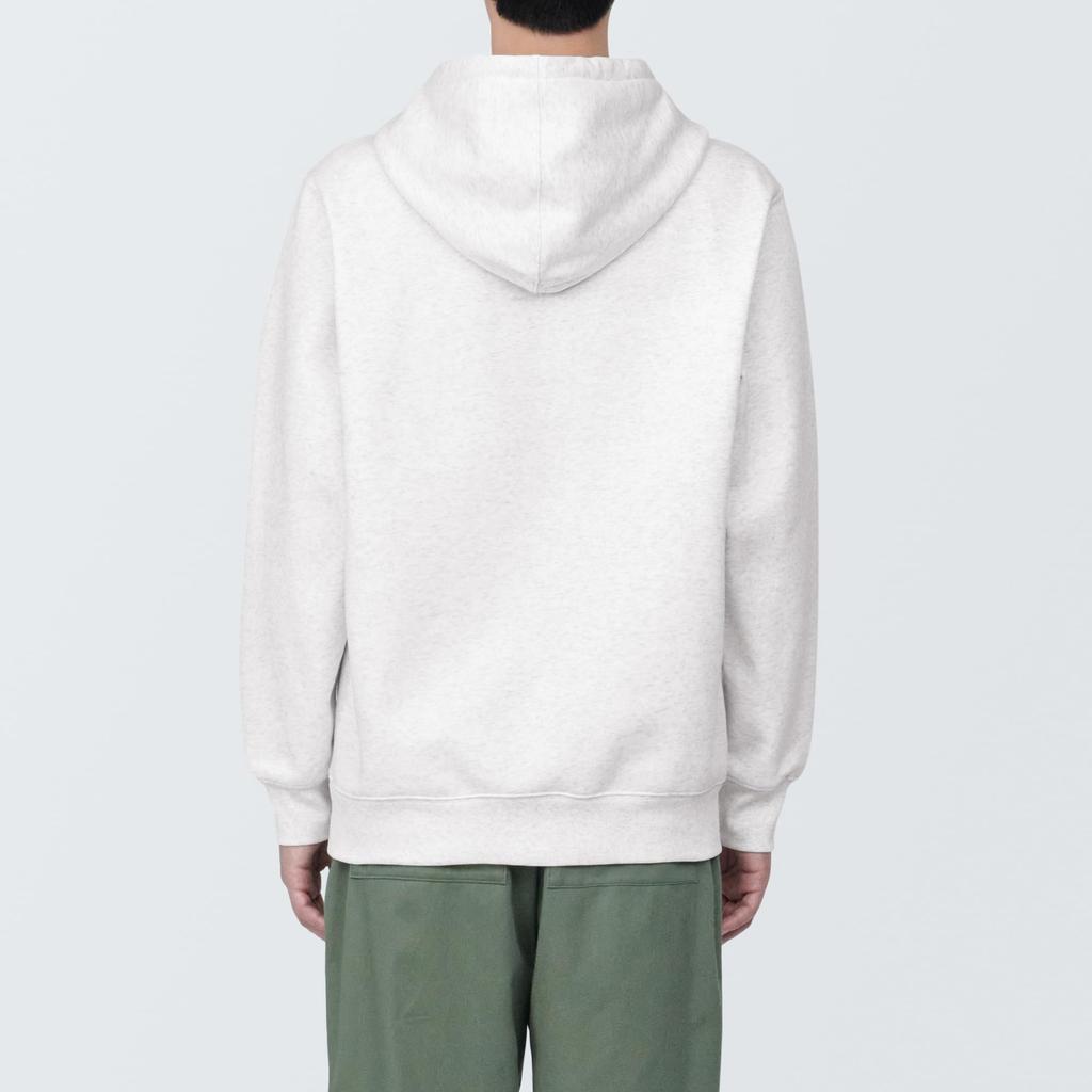 MUJI Sweat Pullover Parka AB1LUA4S Light Gray S Men's Men's Men's