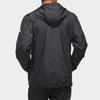 adidas Men's Windbreaker Hooded Jacket Black FM5345