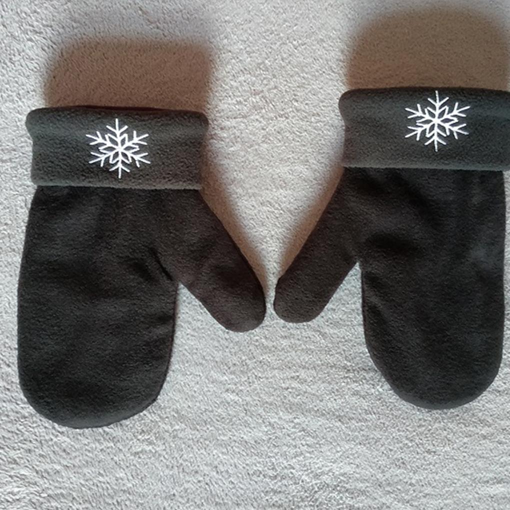 Winter Couple Holding Hands Gloves New Year Christmas Lint-free Thick Warm All Day Wear-resistant Tunnel Mittens