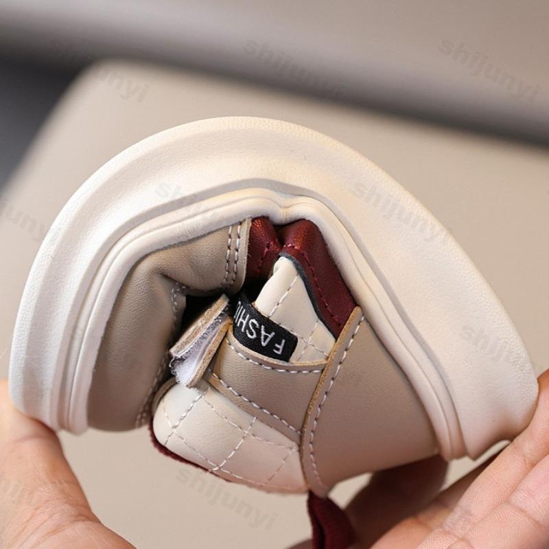 Boys Girls Casual Sports Shoes Winter Plush Warm Children's Board Shoes Lightweight Kids Boot Soft Soled Baby Toddler Shoes