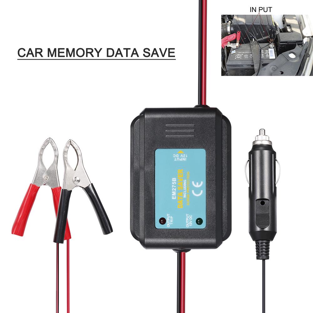 Car Memory Data Saver Automotive Emergency Power Supply Cable Battery Tester Memory Saver Connector Automotive Memory