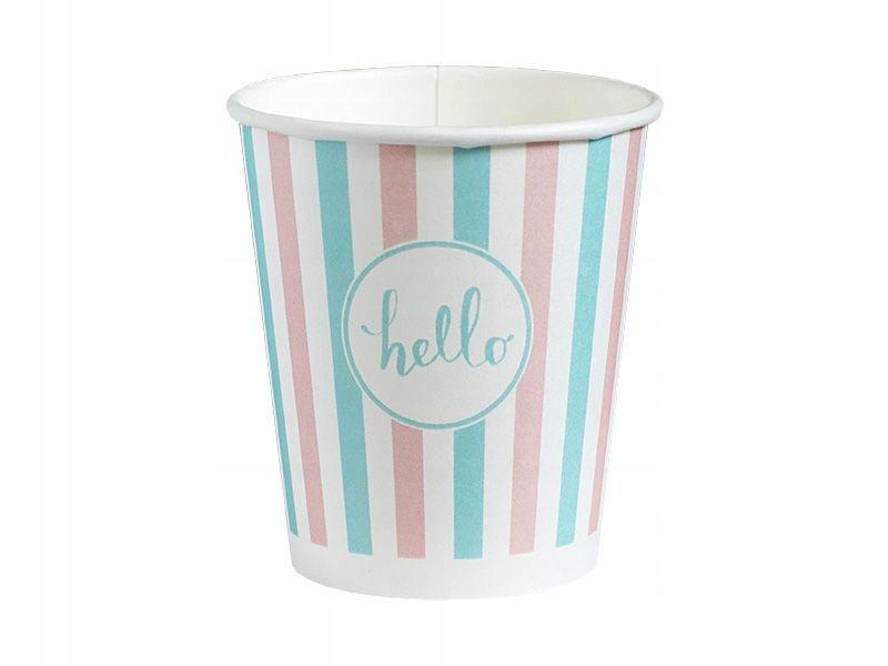 Disposable Paper Cups Pastels - Coffee Tea Cup