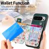 For Google Pixel 10 Pro XL Leather Phone Cover with RFID Blocking Zipper Card Bag Kickstand