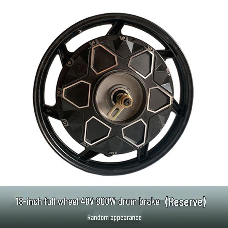 18-Inch/16-Inch Integrated Electric Tricycle Wheel Hub Motor, 48V/60V, 800W/1000W