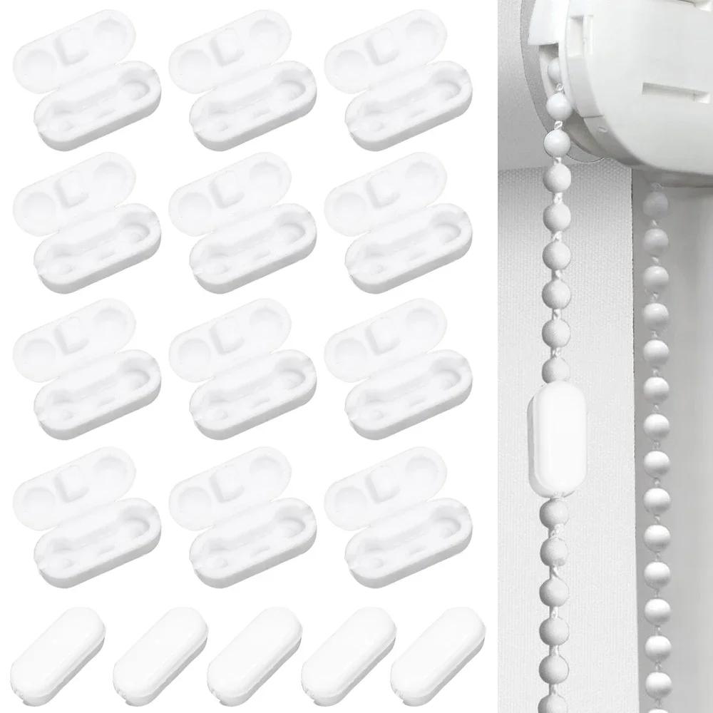 5-100Pcs Roller Blinds Pull Cord Connector Curtain Chain Connector Roman Curtain Beaded Chain Cord Connection Decor Accessory