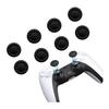 QENLKIX Compatible with PS5 Controller, Replacement Stick Cap for PS4 Controller, Non-slip Design, Dust Prevention, Easy To Install, Full Protection,
