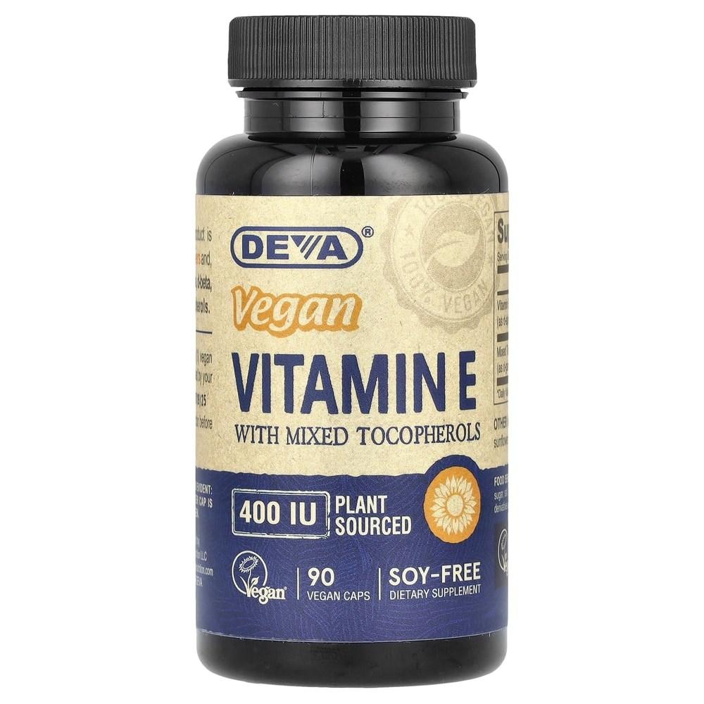 Vitamin E Mixed Tocopherols Deba Vitamin E Tocopherol 400 IU 90 Tablets 1 Pcs
