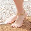 Anklet For Women Gold Color Stainless Steel Cuban Link Ankle Bracelets Summer 2024  Leg Chain Beach Foot Jewelry Ancklets
