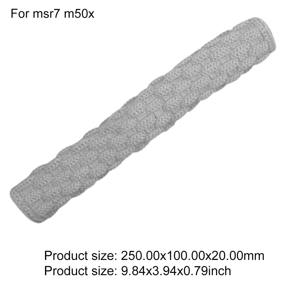 Knit Fabric Replacement Headphone Headband Cover Anti-slip Headphone Protector Headband Cushion for Audio-Technica ATH MSR7 M50x