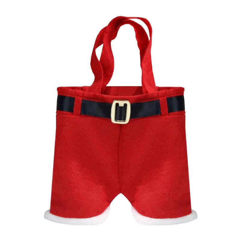 Christmas Pants Candy & Wine Tote Bag - Festive Gift Bag