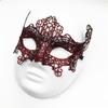 Maska na oczy do cosplayu Koronkowa Halloweenowa Maska na pół twarzy Karnawałowa Imprezowa Czerwona Do Pokazów Scenicznych Imprezy Maskarady