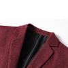 Printemps Automne Hommes d'âge moyen Petit Costume Veste d'affaires Décontractée Simple Style Occidental Coupe Ajustée Tendance Vêtements pour Hommes