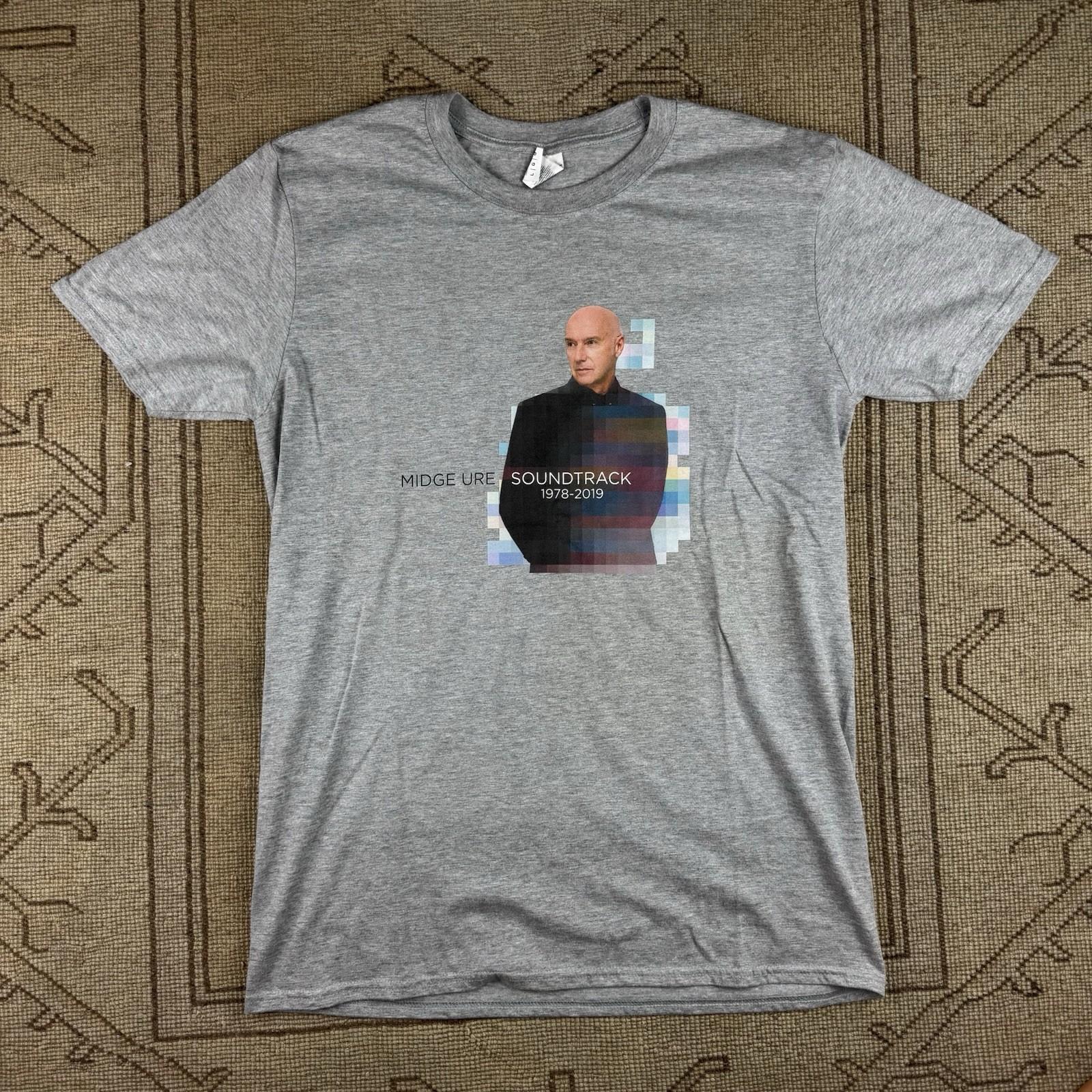 Midge Ure Soundtrack 1978 2019 T Shirt Size Large New Wave Post Punk Music XXL