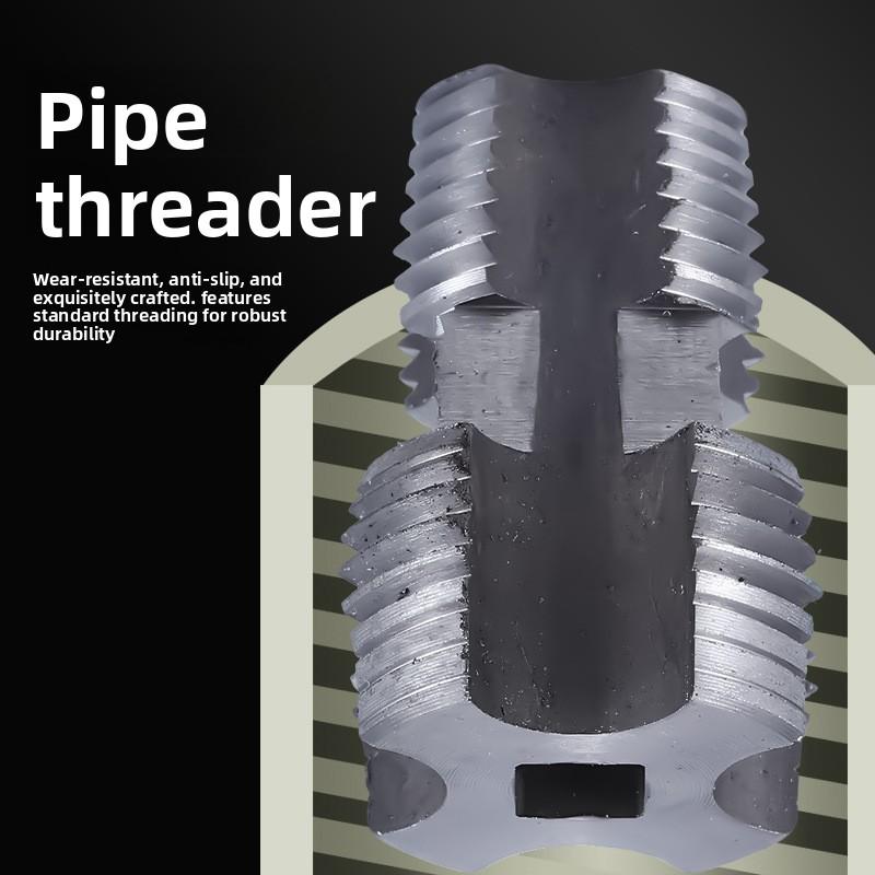 Water Pipe Threading Machine, Water Pipe Inner Hole Electric Drill Type Tapping Machine, 4/6 Thread Internal and External Tapping Machine