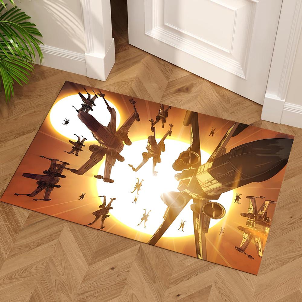 Star Wars Carpet Design for Dining Room Living Rooms Bedrooms Dormitory Anti-slip Rug Anime Office Decor Perfect Birthday Christmas Gift Idea
