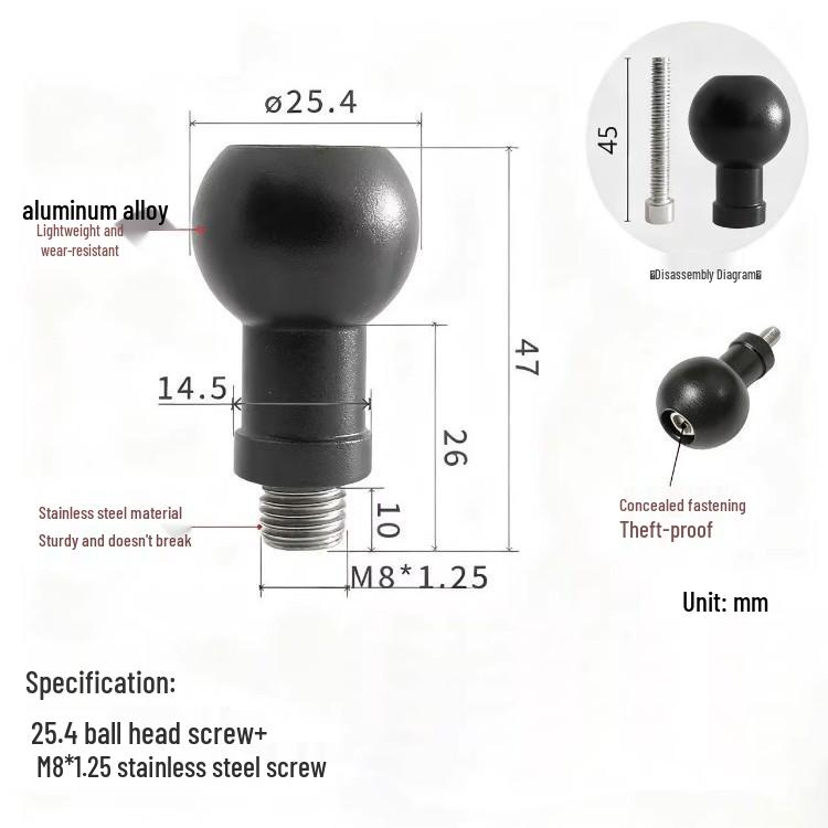 Jimny Dashboard Passenger Side Aluminum Extension Hook 2019-2025