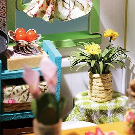 DIY Miniature House Dollhouse DG Series with Japanese Instructions Tsukurundesu® (Kitchen)