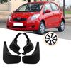 Set Of 4 Replacement Mud Flaps Splash Guards Mudguards Mudflaps, No Drilling Required, Winter Vehicle Sediment Protection Flexible Fender Kit