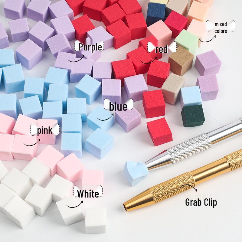 Nail Art Mini Tofu Sponge Gradient Blending Tool