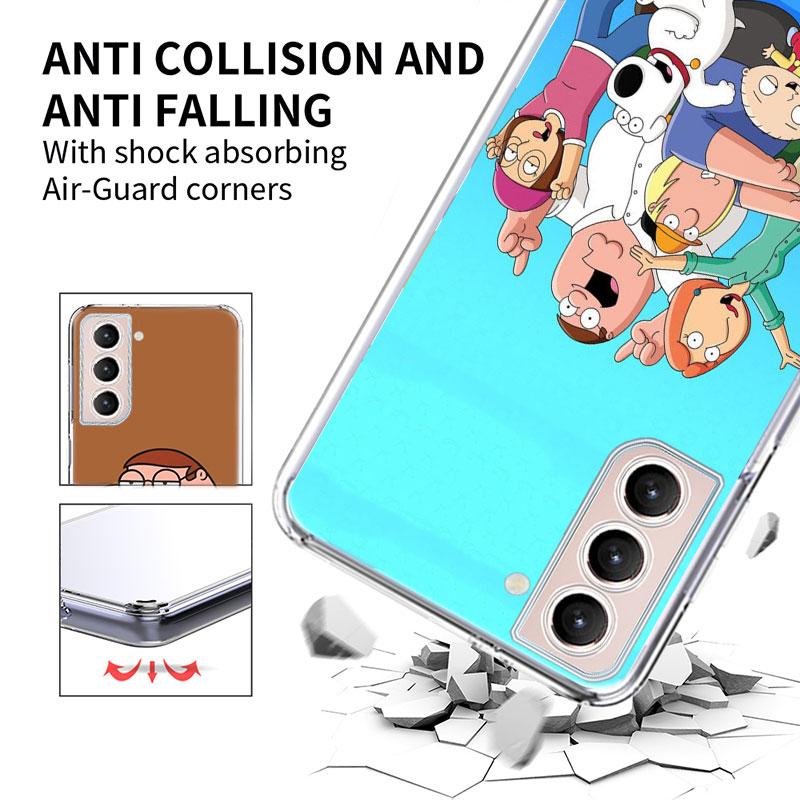 F-Family Funny Guy Phone Case For Samsung A16 A26 A36 A56 A17 A15 A25 A35 A55 A14 A24 A34 A54 A04S A05S Galaxy Note 20 10 9 8 A9