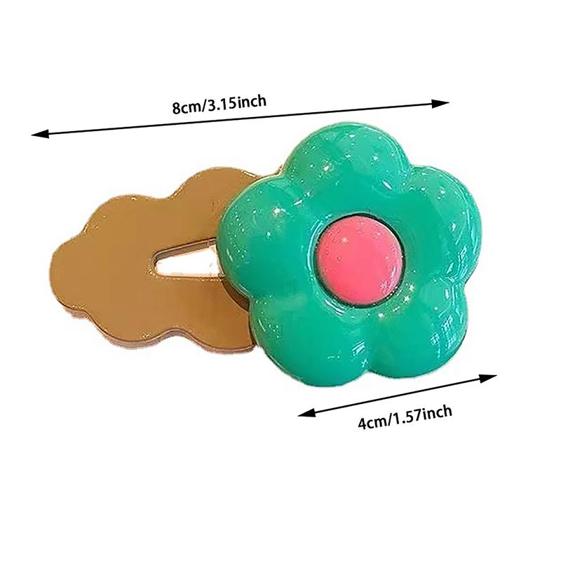 Girls Bangs Clip Korean Version Of The Baby Hair Accessories Headdress Girls Hair Card Does Not Hurt The Hair Flower Hair Clip