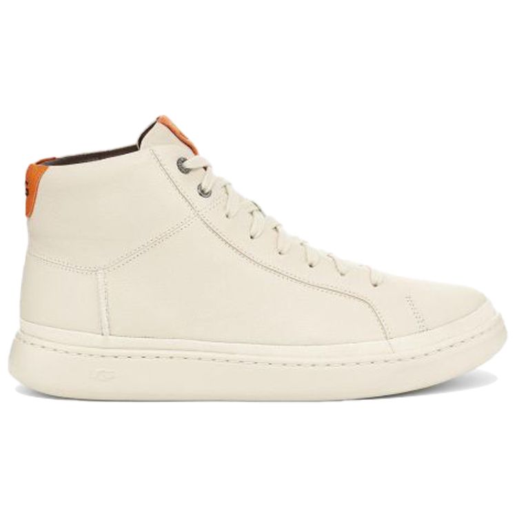 UGG Cali Sheepskin High-Top Lace-Up Casual Sneakers Men Sneakers Beige 1106049-PRC